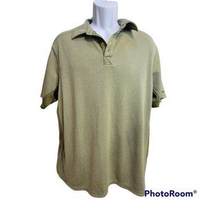 Acsend Men's Tech Short Sleeve Polo Size Large EUC